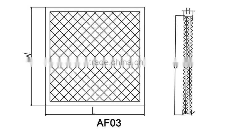 air conditioner aluminum net home air filter