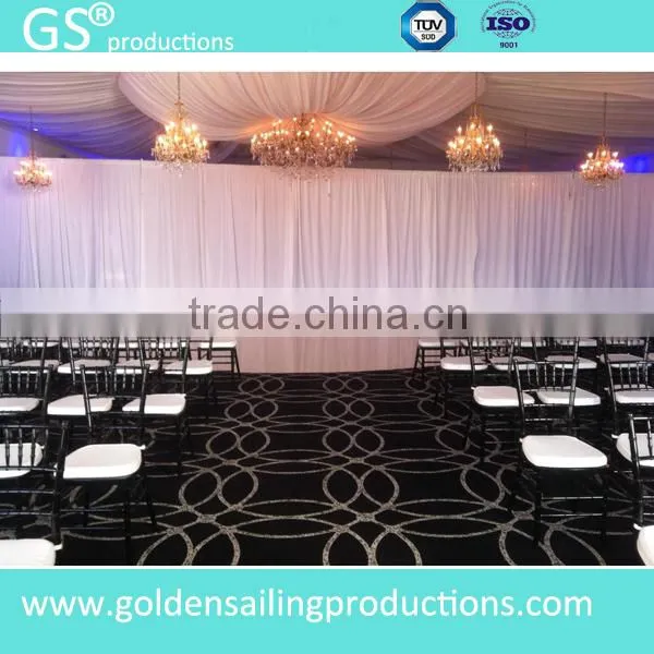 aluminum pipe and drape for wedding backdrope decoration