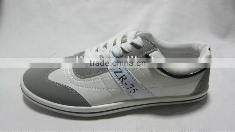 2013 new mens fashion casual shoes with PU upper & PVC outsole shoes for men in stock