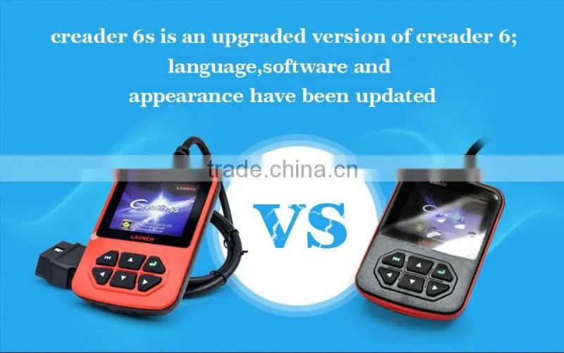 100% original auto Code Reader EU/USA/Asian Version Original Launch X431 Creader VI Plus Creader 6S with good feedback