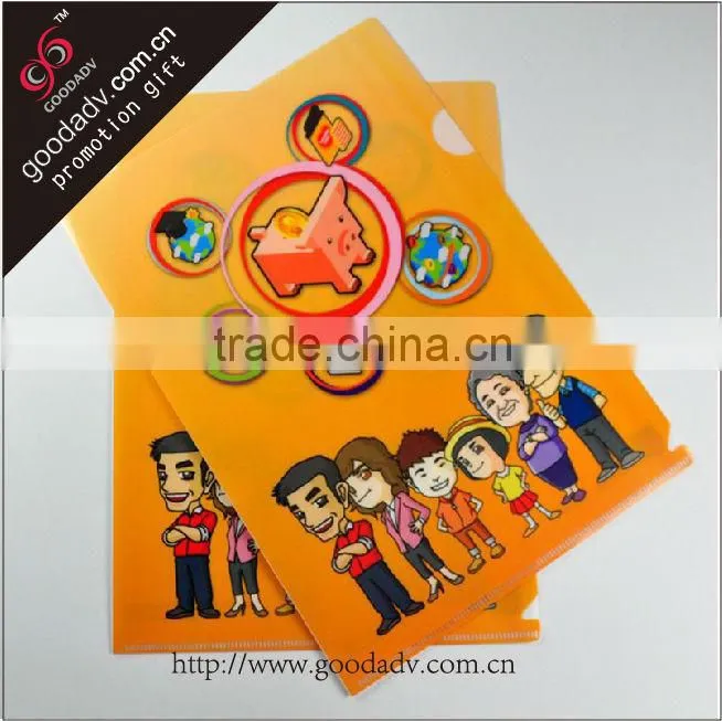 2015 Guangzhou factory custom eco-friendly practical decorative file folders