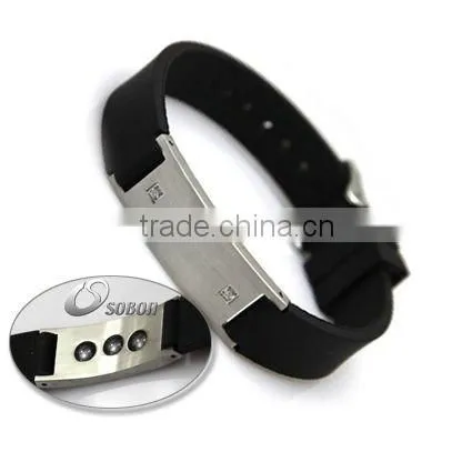 stainless steel fashion balance bracelet with magnetic