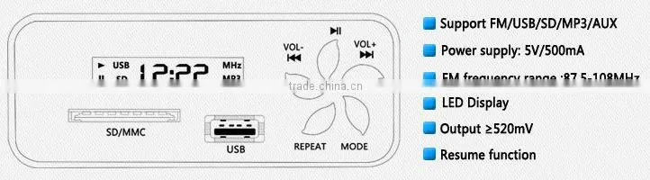 Vire pcb assemble design portable radio am fm usb sd china printed circuit board