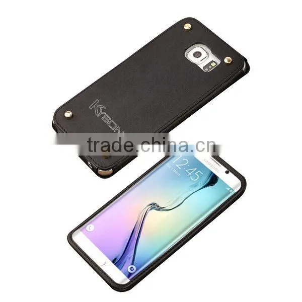 Phone case factory top leather case for samsung galaxy s6