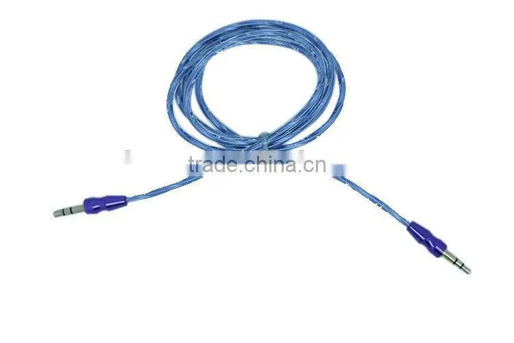 Aluminum foil DC3.5M to DC3.5M metal transparent cable