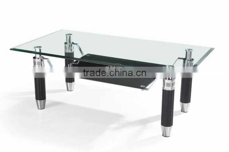 Durable glass coffee table parts
