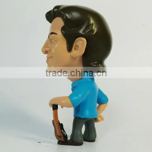 Miniature soccer football figure
