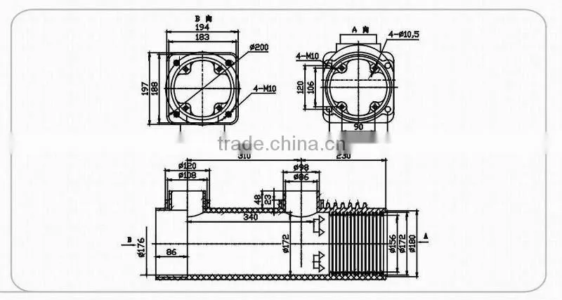 24kV Vacuum Circuit Breaker Interrupter Housing