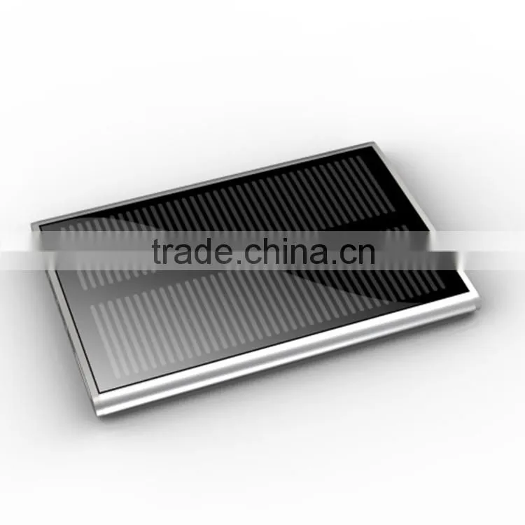 12000mah dual usb portable solar panel power bank