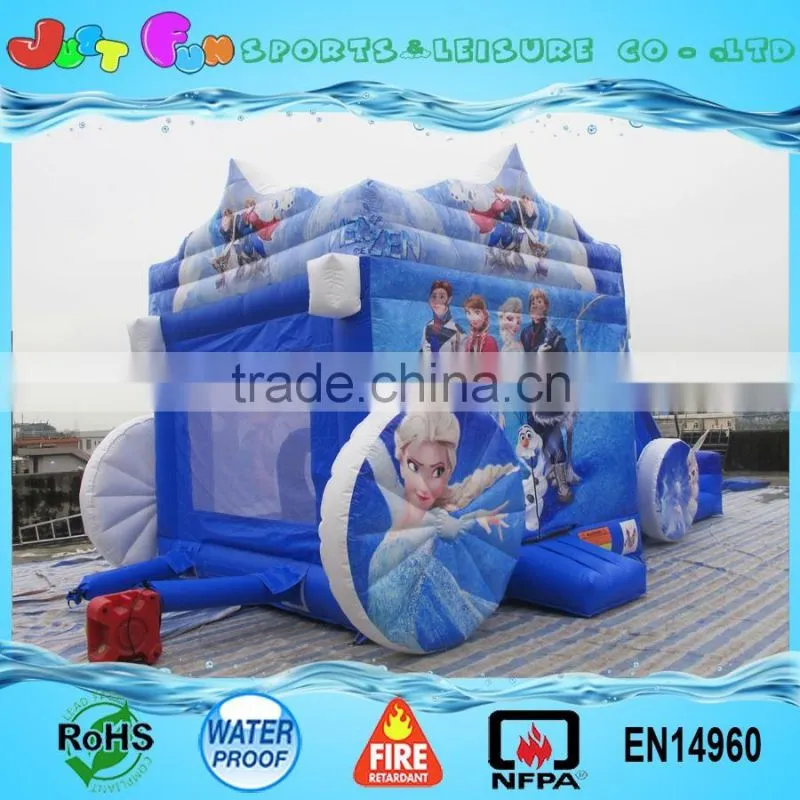 Frozen adults bouncy castle inflatable, inflatable castle bouncers for adults