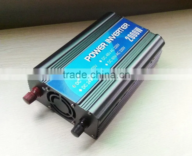 2015 New inverter 2000W power inverter 12v to 220v dc ac