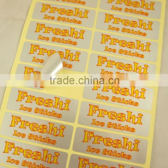 The best of the silver foil sticker