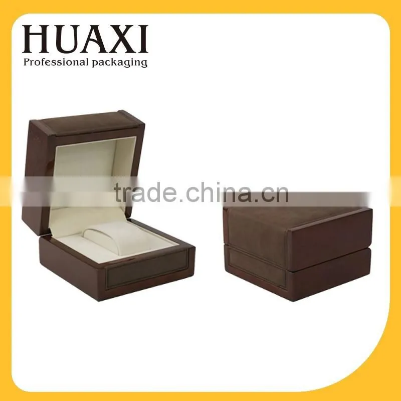 Luxury customized matte wooden watch box for fashion watch