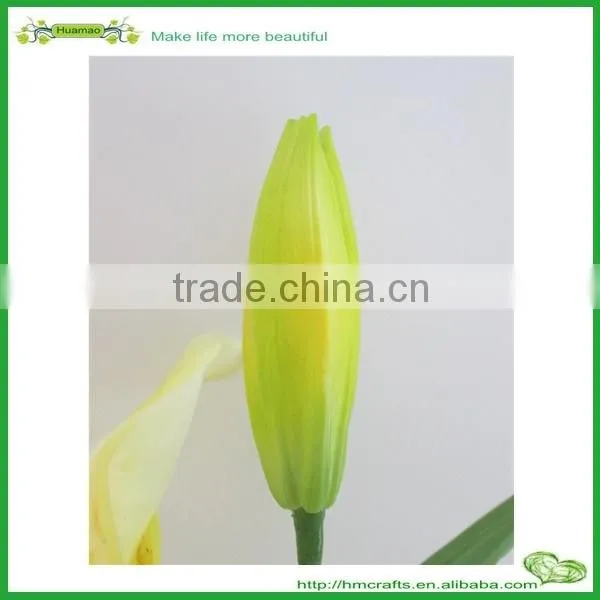 cheap decorative real touch lily artificial flower lily angel nail polish