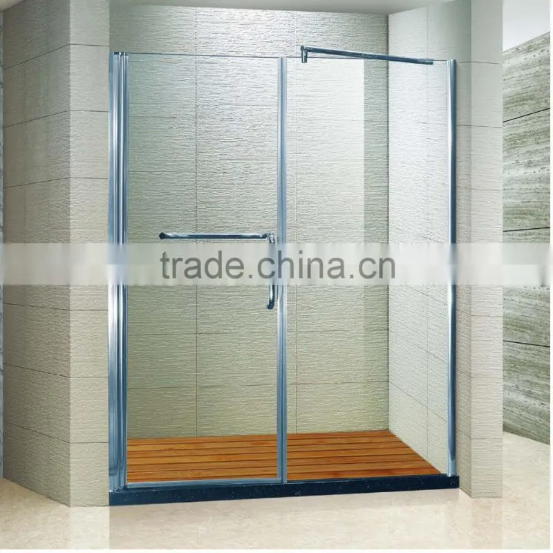 Outside/Inside Hinged Aluminum Profile Shower Door (KD3001)