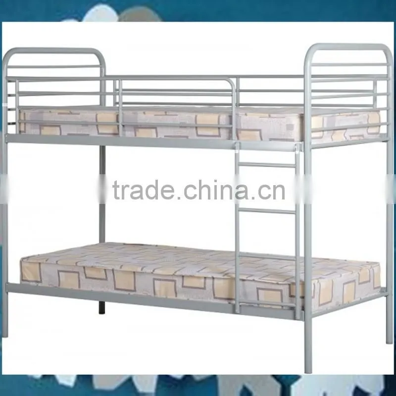 Blue color metal commercial grade bunk beds