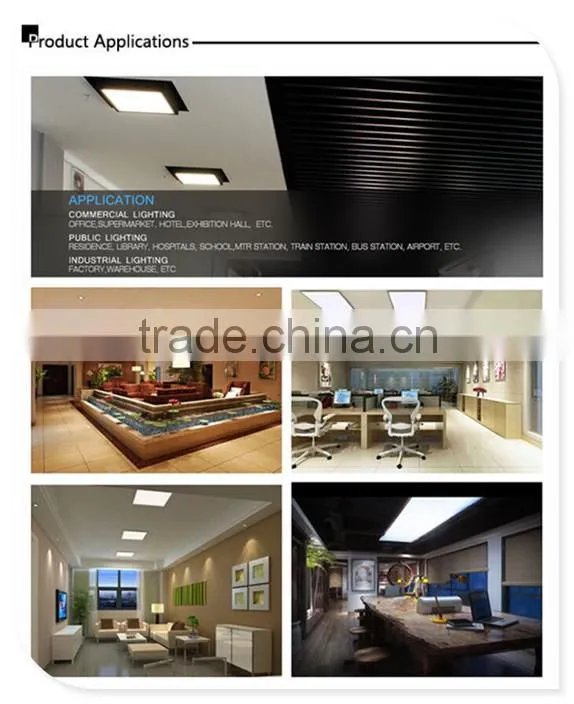 Double Side Luminous led flat panel lighting with CE Rohs