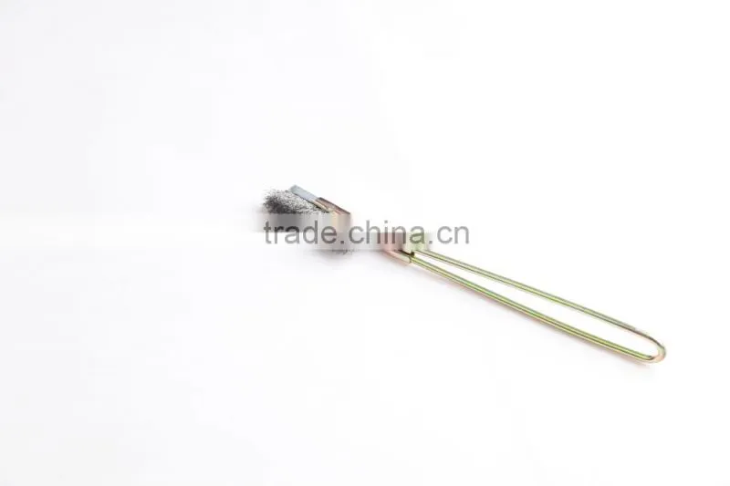 straight hand scratch brushes with handle, length 220 mm or 8 3/5"