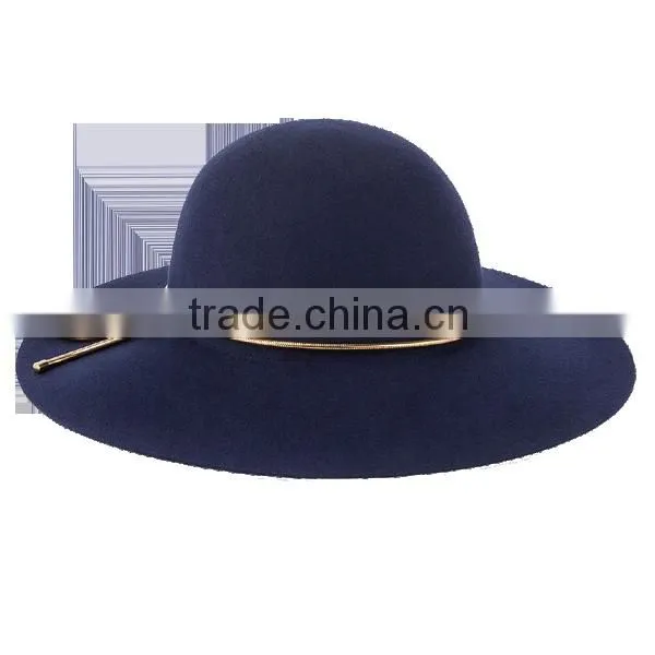 Light Green 100% Wool Felt Hats , Felt Hat Manufacture