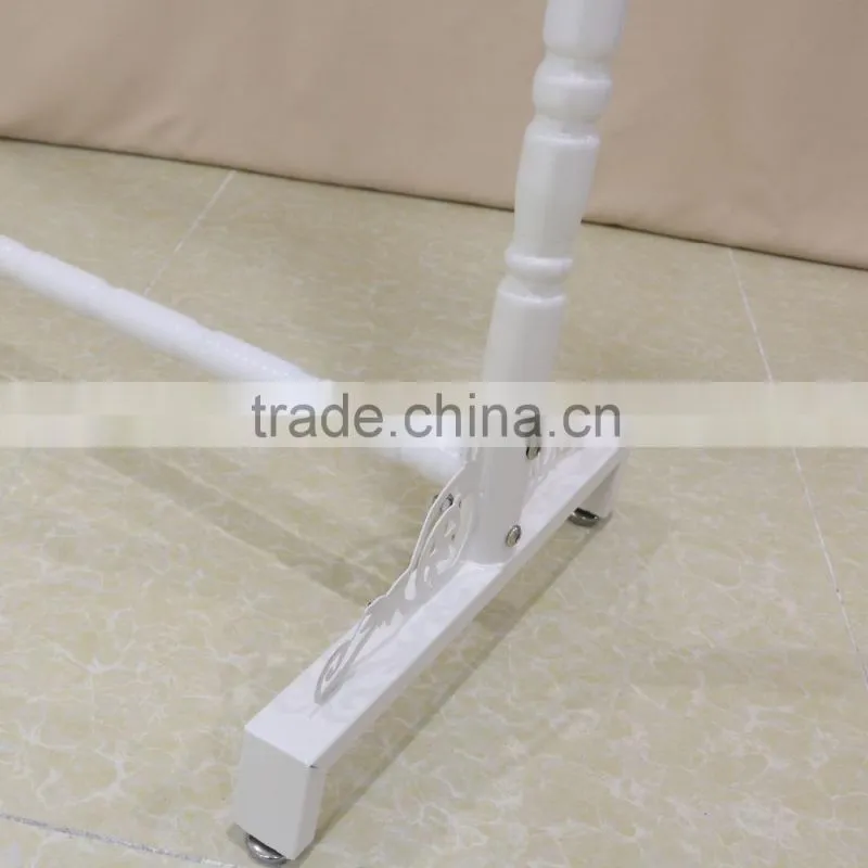 QD-F179Signgle line meta signgle line hanging clothes display racks