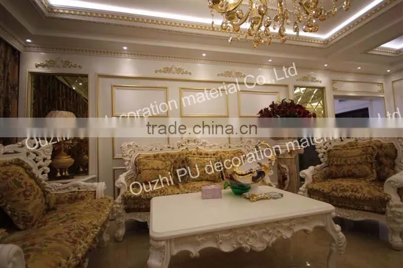 pu plain cornice for ceiling and wall decor