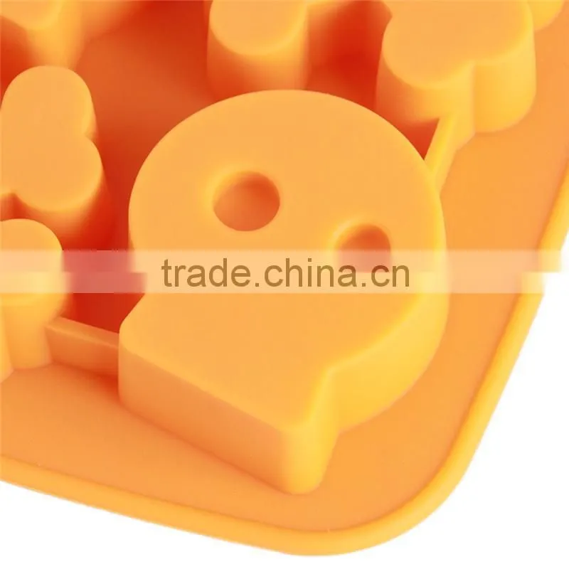 2 COLOR Freeze Ice Cube Tray Skull Mould Mold Cooking Tools Cookie Cutter Ice Molds Ice Trays Ice Cream Tools hot selling