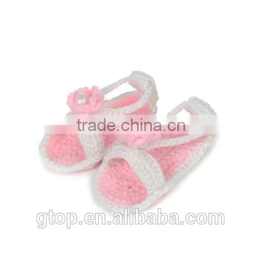 Wholesale Baby Handmade Crochet Shoes Supplier for 1-10 months old S-0035