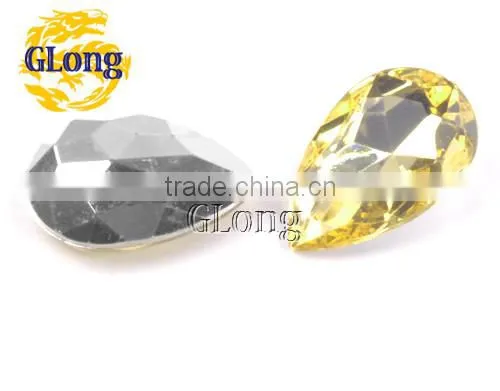 20*30mm Water Drop Shaped Acrylic Point Back Mix Color Rhinestone&Crystal For Stylish Bags Garment Shoes #GY016-30P(Mix-s)