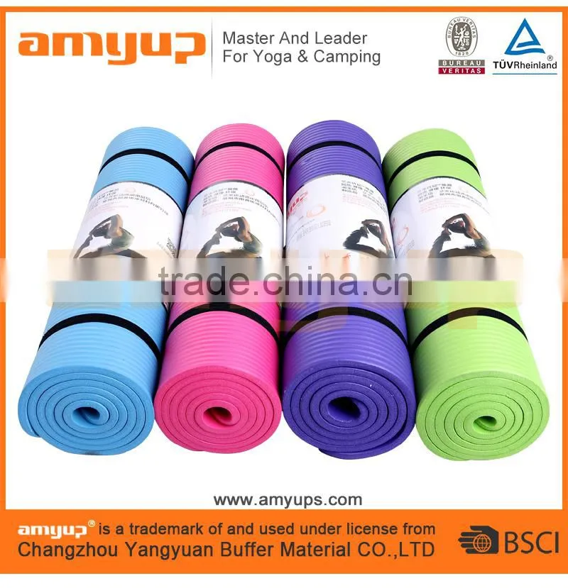 NBR rubber exercise yoga fitness mat