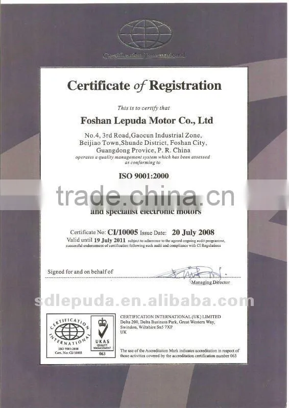 Condensate Motor Applied in Central Air-Condition