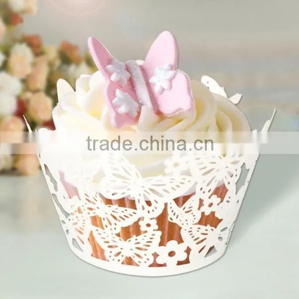butterfly birthday cake wrapper anniversary cupcake wrappers / liners