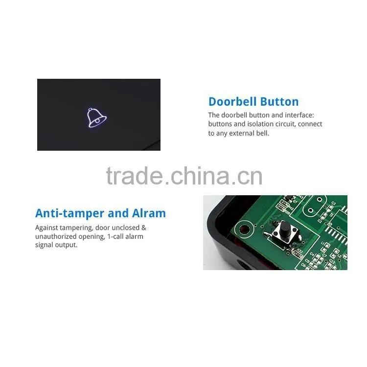 Nordson NT-V2000-G Touch-Screen Access Control with Acrylic Panels Smart Touch Buttons