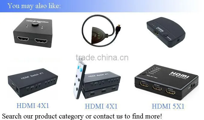 hdmi switch repeater 3X1