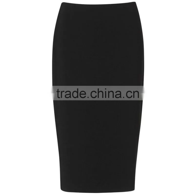 New women fashion high-waisted midi pencil skirt