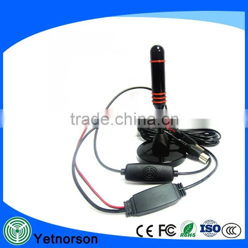 high gain 30 dbi dvb-t active antenna with externel power