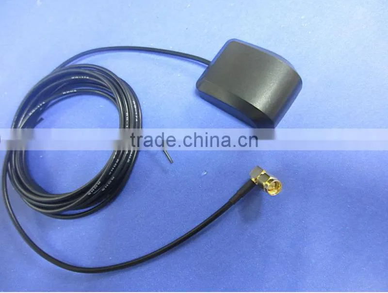 Waterproof GLONASS/GPS Active Antenna 30dBic Gain magnetic mount