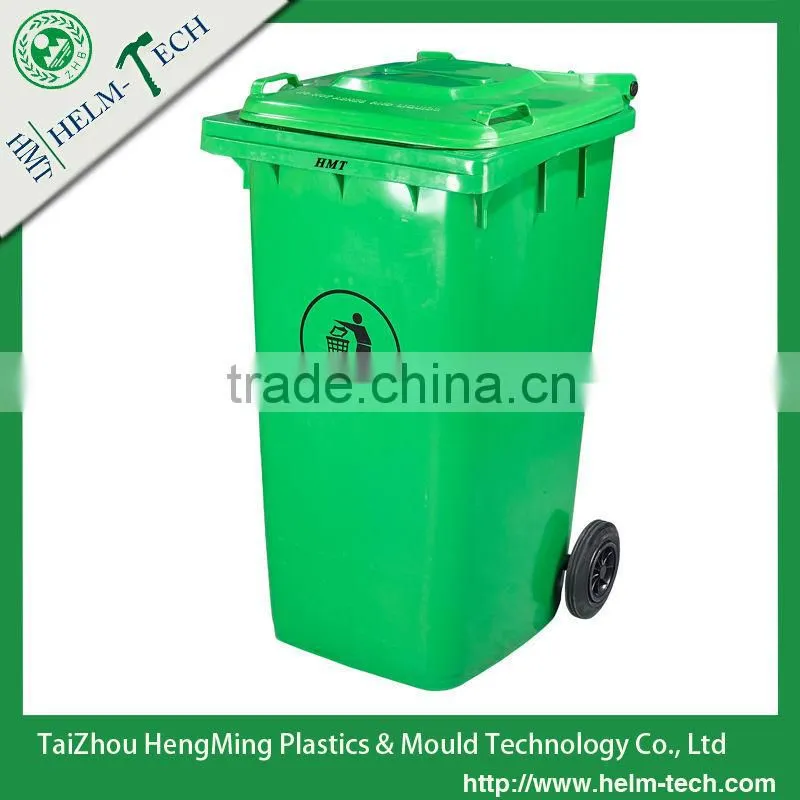 240l plastic garbage bin with wheels