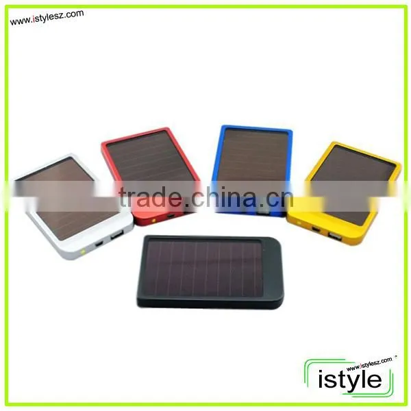 Portable power banks with solar 2600mAh