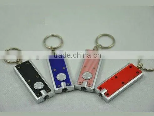 1 LED Rectangular Keychain Light