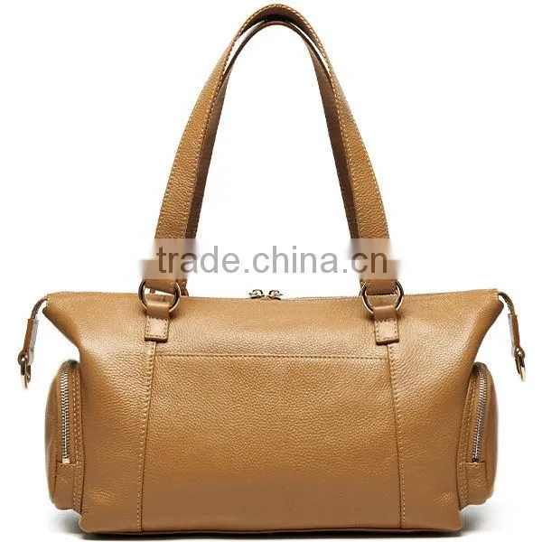 2014 designer Guangzhou Factory lady leather handbag goldfish