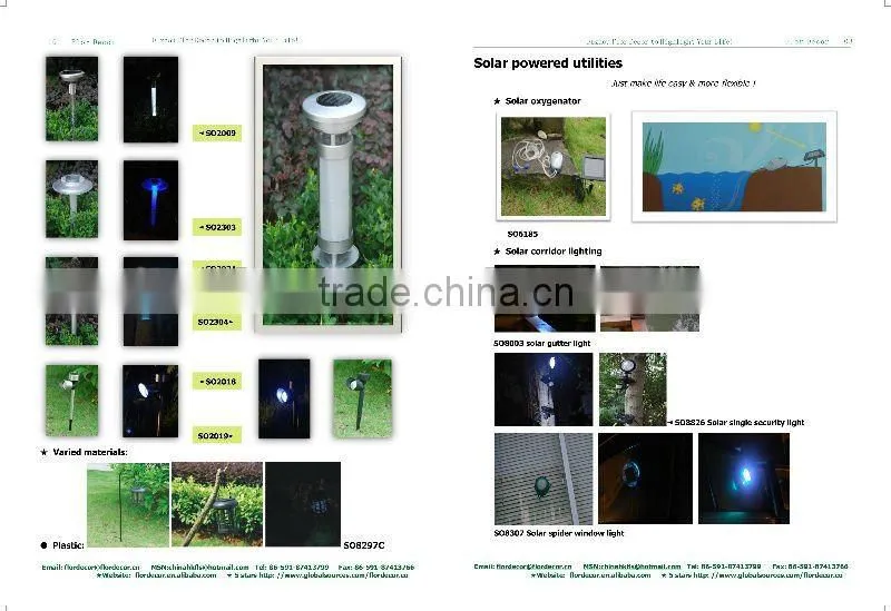 recargeable solar floatting butterfly led light/solar pool light(SOF5011)