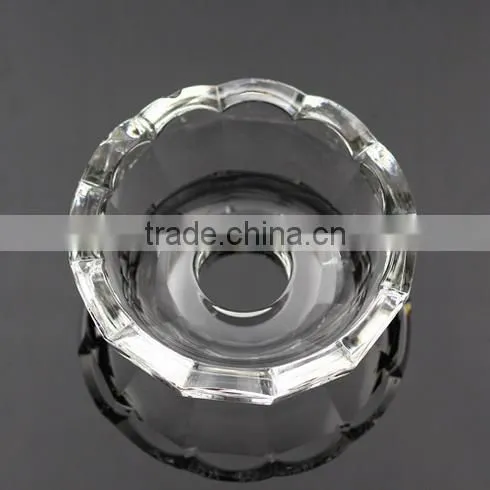 crystal candleholders