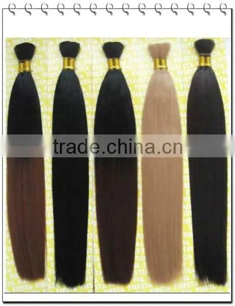 Two tone color silky straight 100%human Hair hair bulk human hair extension