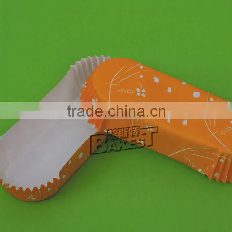 Factory price windmill alphabet patterns small size boat shape paper cakecups liners/custom cupcake liners