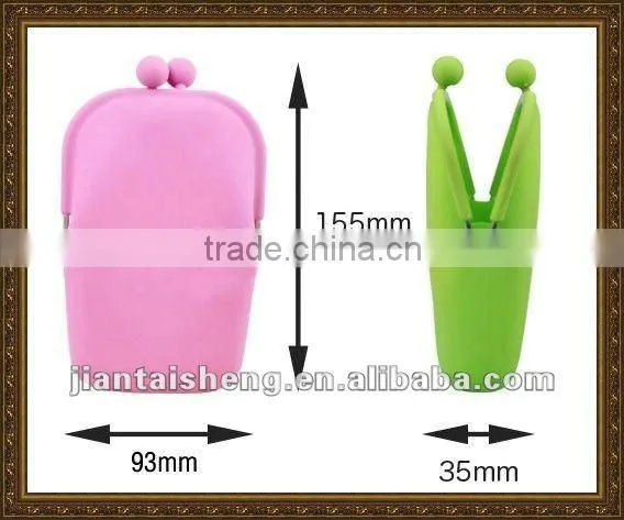 Silicone cell phone pouch, colorful silicone bag