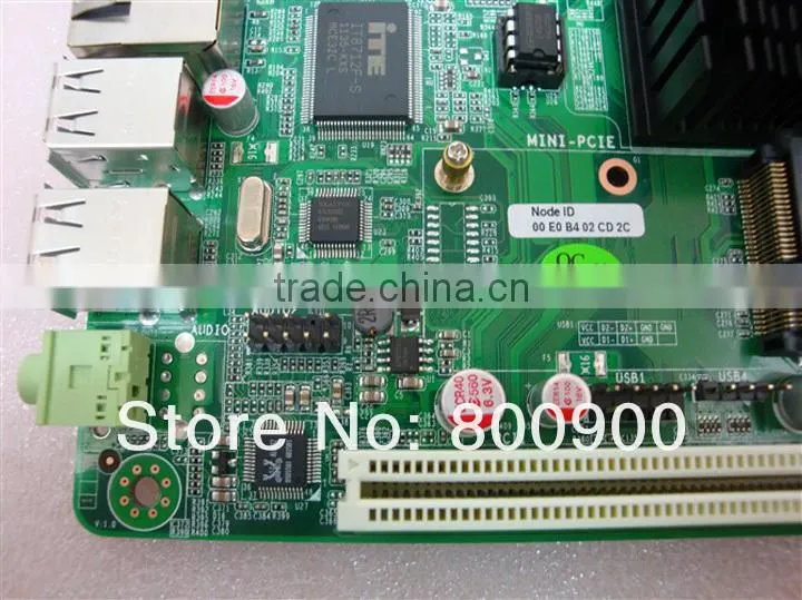 Ultra-thin ATOM Atom D525 motherboard Dual MINI-PCIE one machine industry ITX motherboard