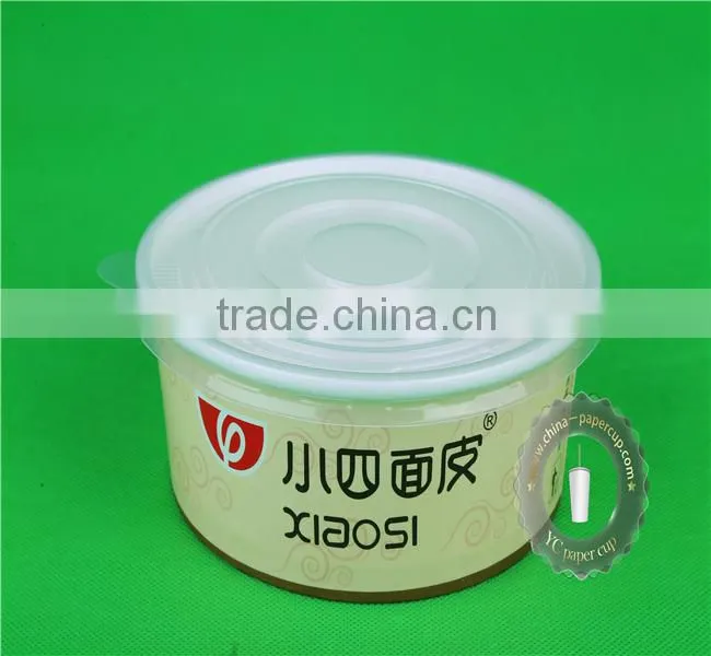 disposable salad paper bowl food packaging