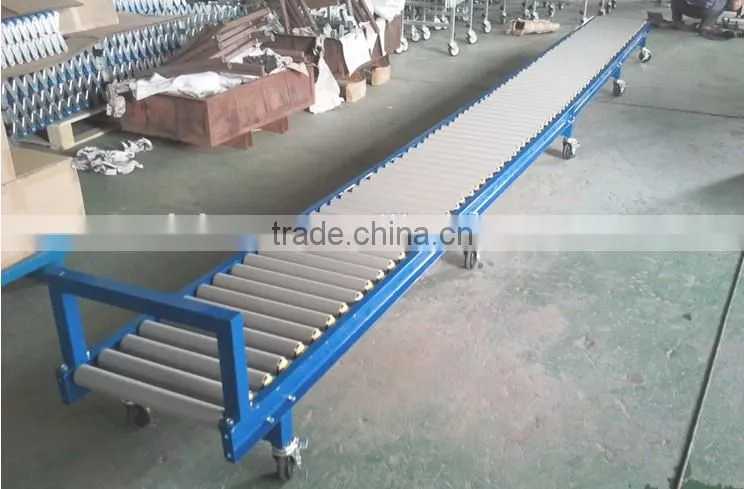 Gravity roller conveyor