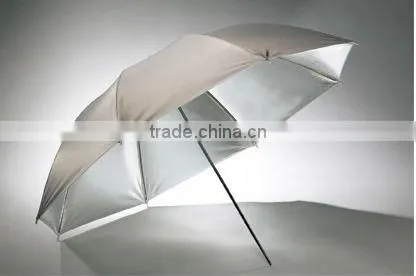 white & silver reflect umbrella(single layer)