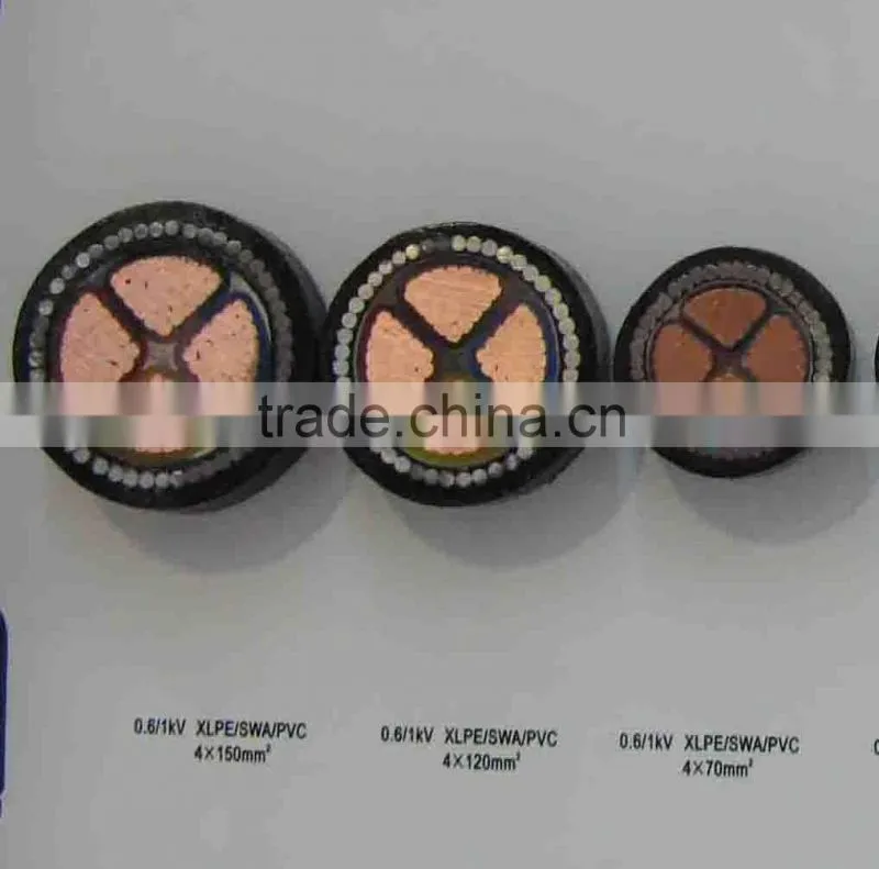 3C+E YJV/YJV22/YJV23/YJV32 SWA Armored Cable 0.6/1KV